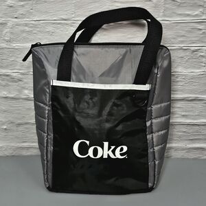 Coca-Cola 12 Can Cooler Insulated Bag Zip Close Fold Flat
